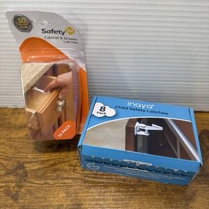 Safety 1st Cabinet & Drawer Latches 14 + BONUS 8 Pack Inaya Child Safety Latches